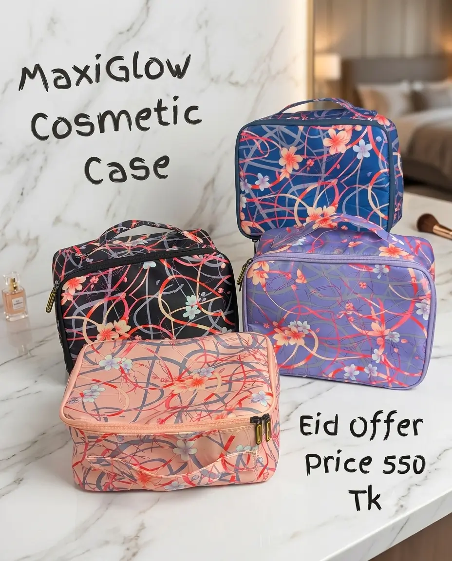 MaxiGlow Cosmetic Case